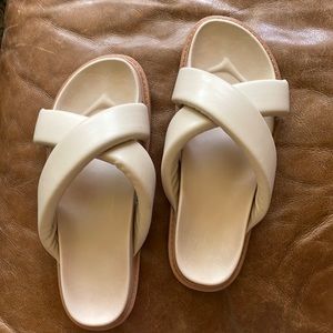 Crisscross Slide Sandals